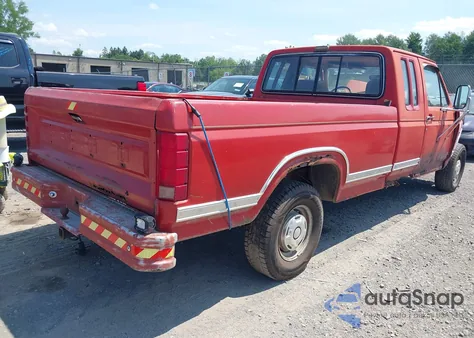 1986 Ford F150 из США, поврежденный, VIN 1FTEX15H8GKB25428